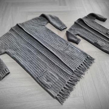 Women's Long Cardigan Easy XS - 3XL (UK 8-26)
