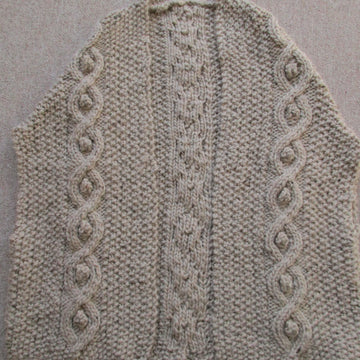 Cable Gilet Cape