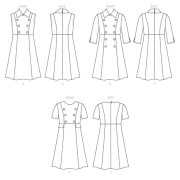 Butterick Misses' Dress B6871 - Sewing Pattern