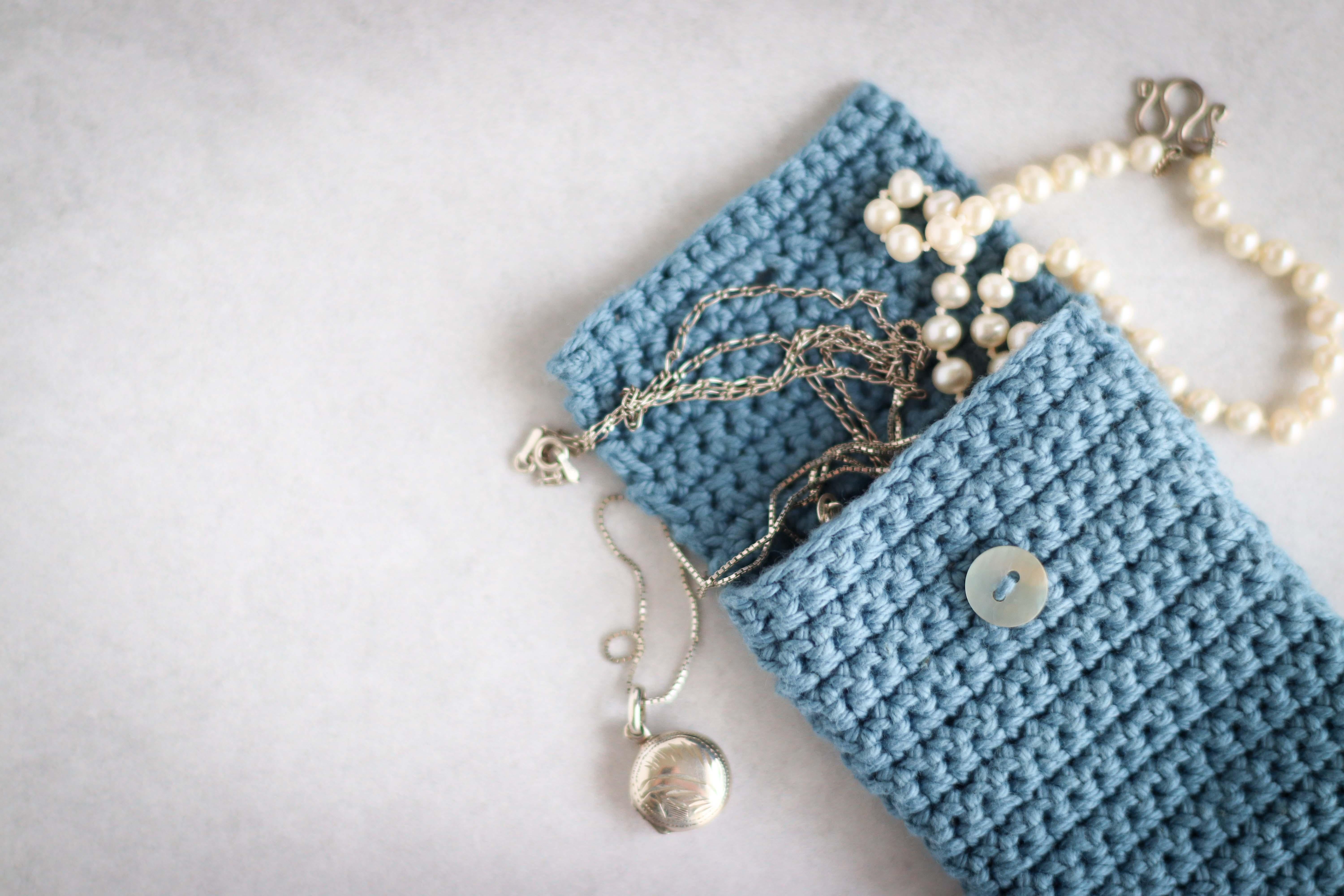Starry Nights pouch / gift card holder