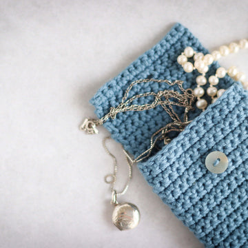 Starry Nights pouch / gift card holder
