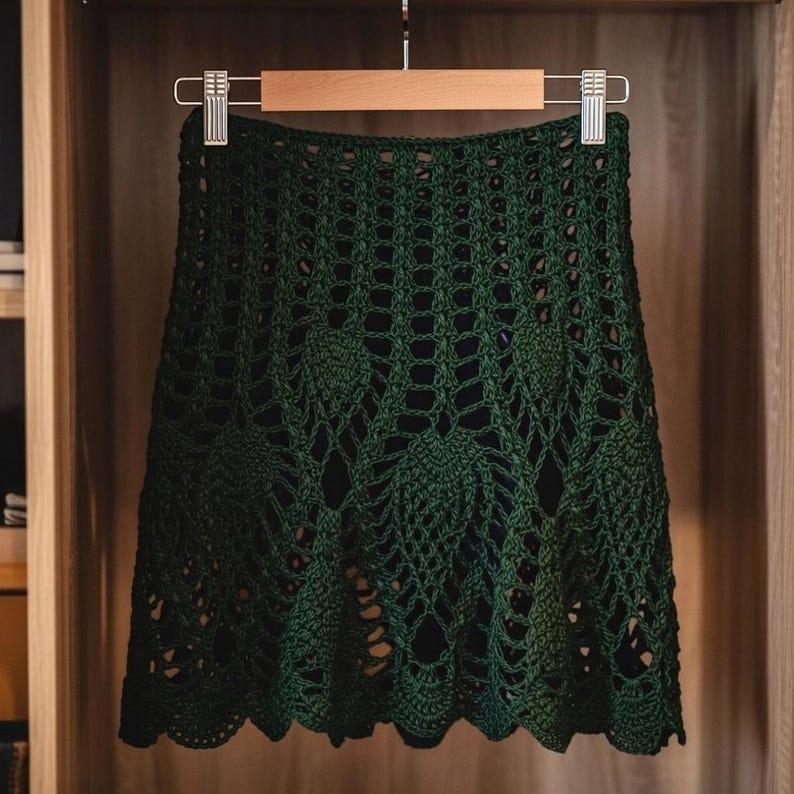 A crochet Pineapple Skirt