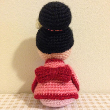 Japanese Amigurumi Kimono Girl Doll