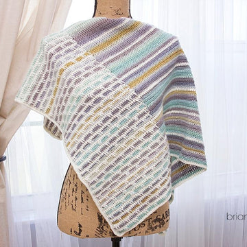 Brick and Mortar Shawl Crochet