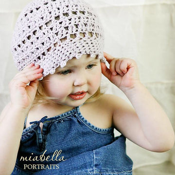 Slouchy Picot Hat