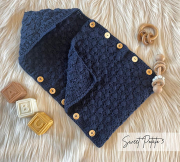 Woven Shells Hooded Cocoon