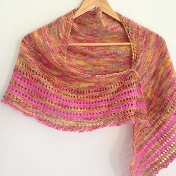 Peek-A-Boo Bay Shawl