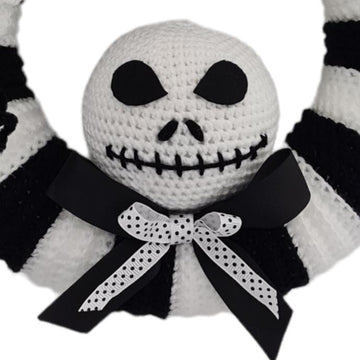 Halloween Crochet Wreath - Nightmare