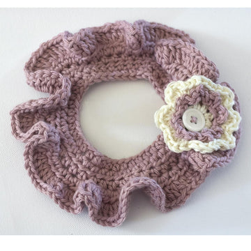 Ruffle Flower Neck Warmer