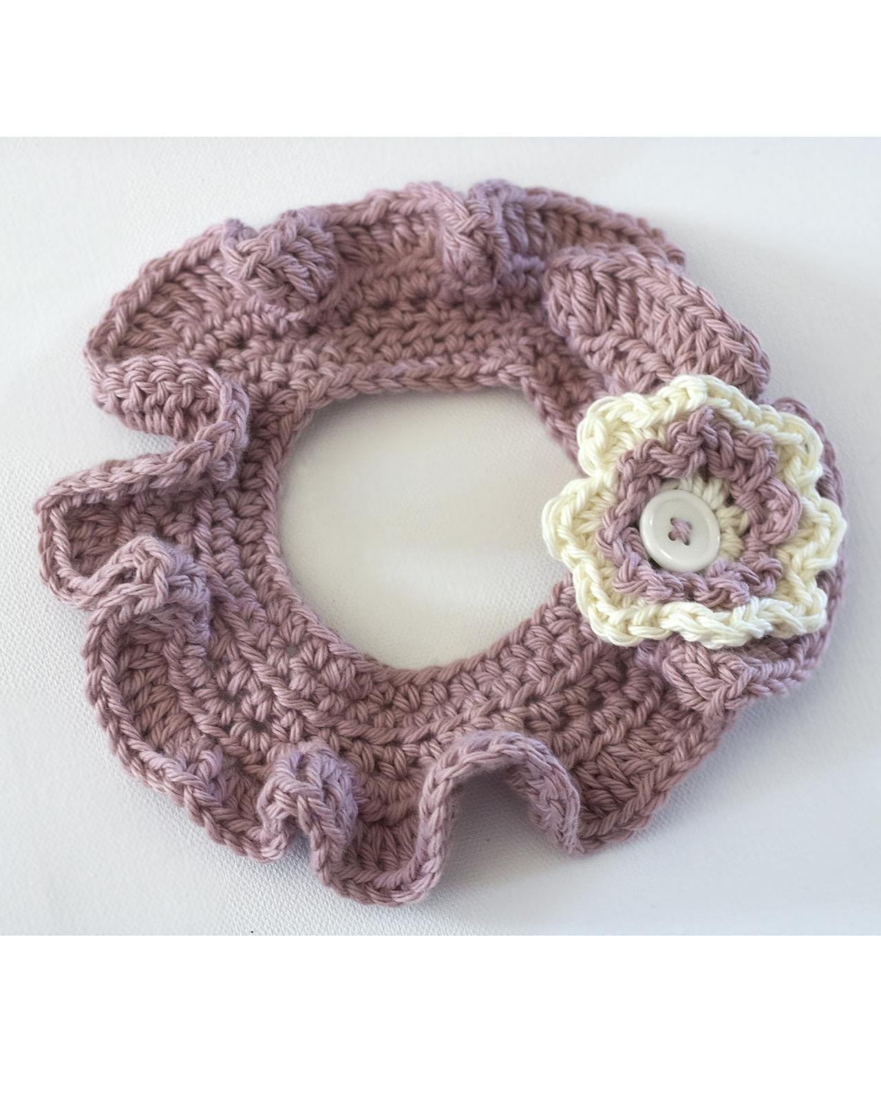 Ruffle Flower Neck Warmer