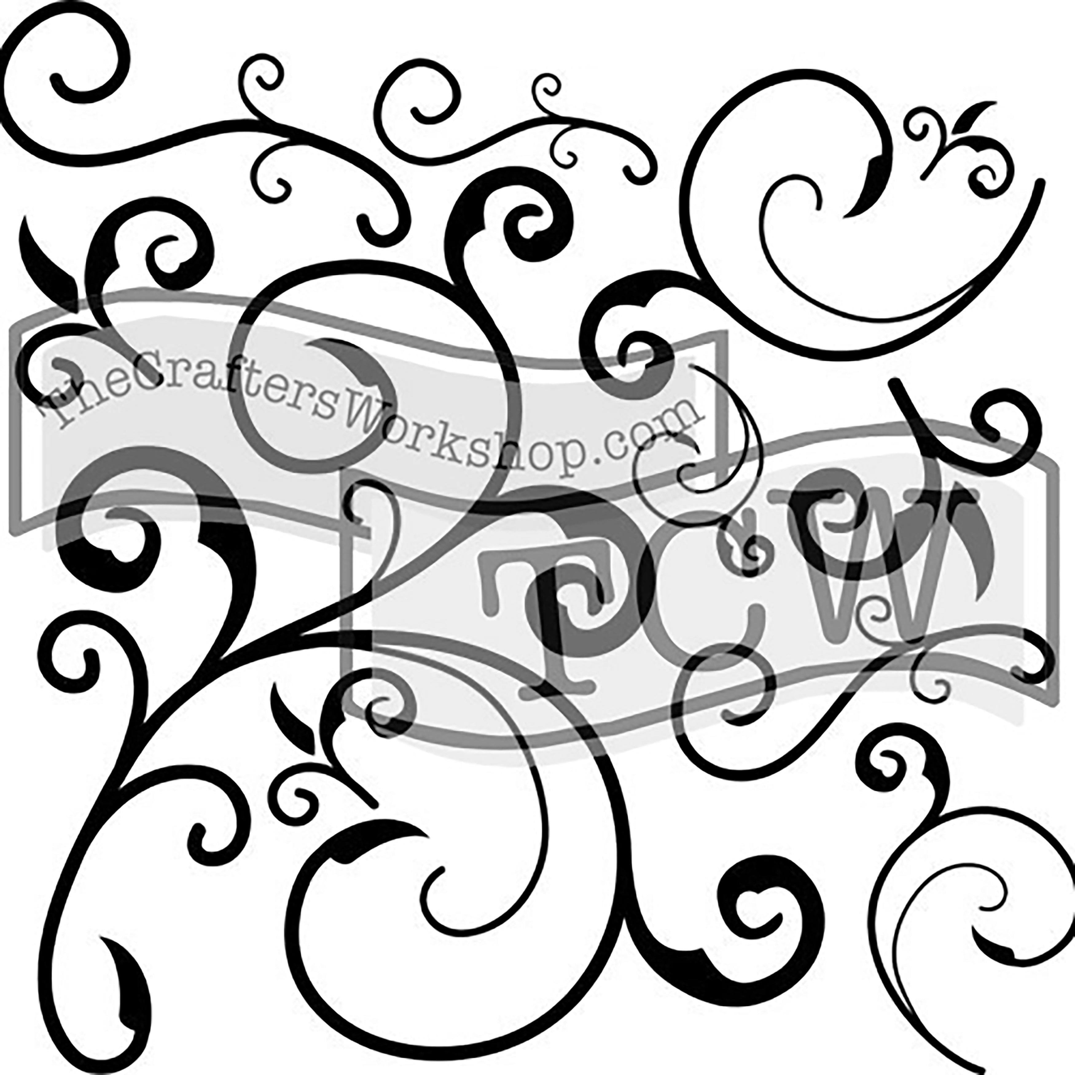 The Crafter's Workshop Crafter's Workshop Template 6"X6" - Capricious