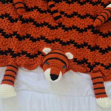 3in1 Jungle Tiger Baby Blanket