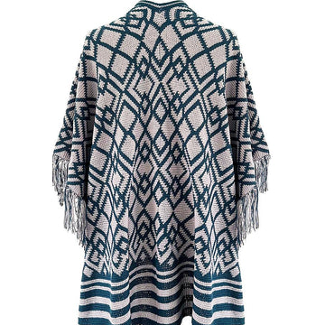 GeoChic crochet cape