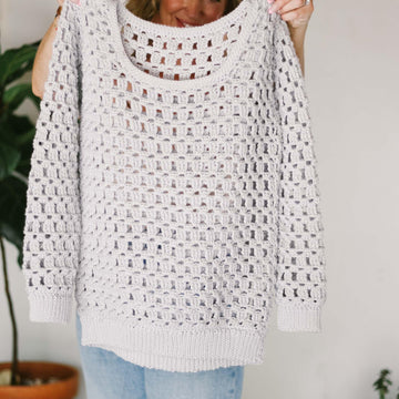 Lattice Luxe Pullover
