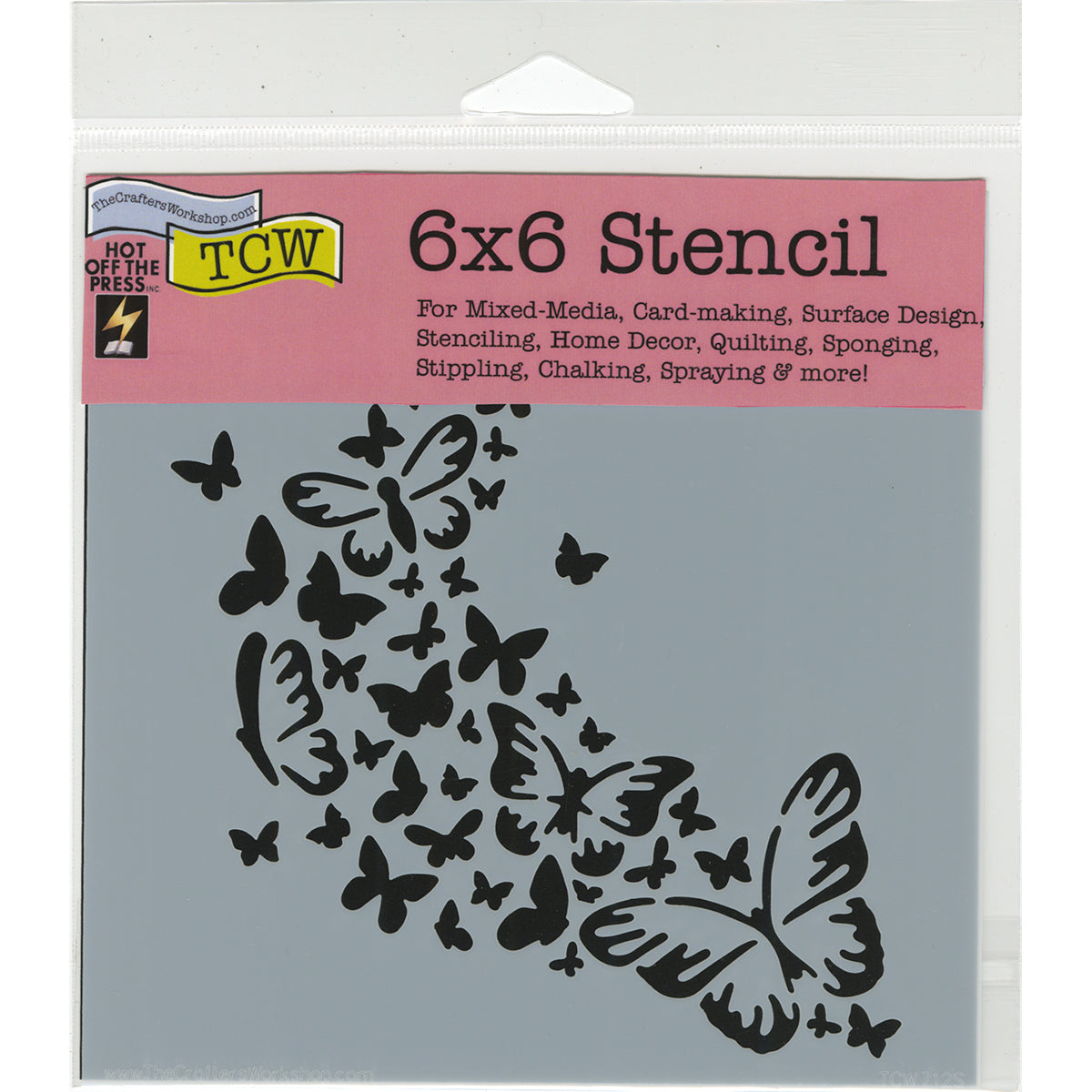 The Crafter's Workshop Crafter's Workshop Template 6"X6" - Butterfly Trail