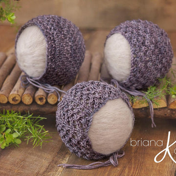 Newborn Knit Bonnet Pack Two