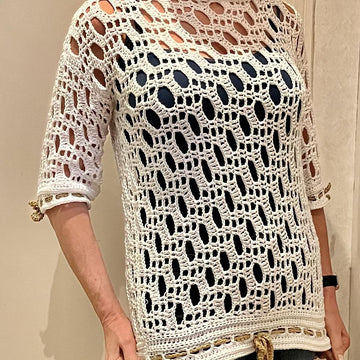 UNIQUE TUNIQUE Crochet Pattern English USA & Dutch