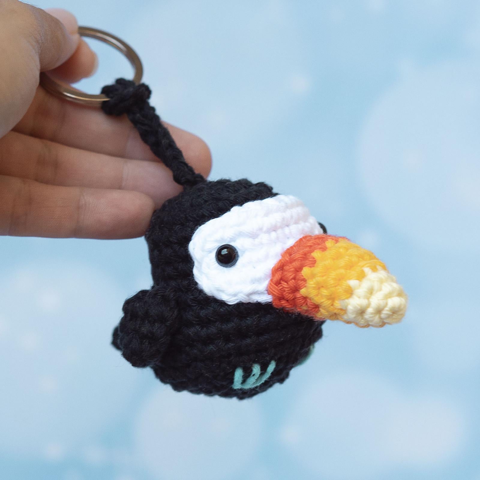 Exotic birds keychain