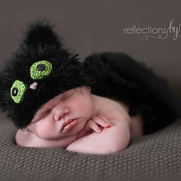 Black Kitty Cat Hat