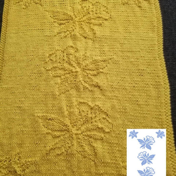 Nr. 510 Daffodils heads outward guest towel