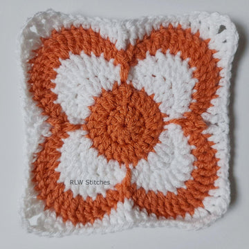 Retro Flower Block