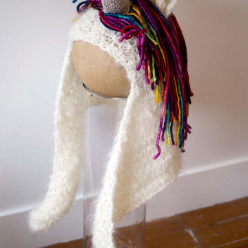 Unicorn Hooded Scarf
