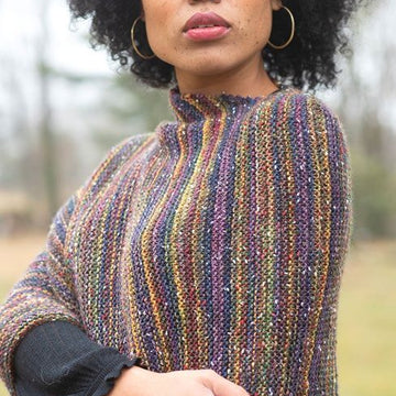 Marlow Poncho in Berroco Sesame - Downloadable PDF