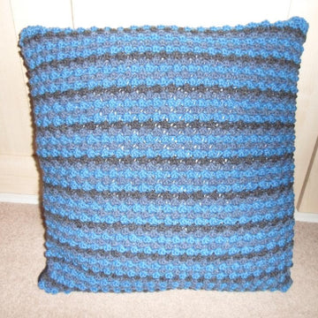 Bobble Stripe Aran Cushion Cover