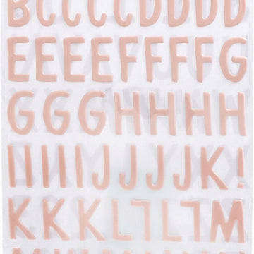 American Crafts Peek-A-Boo You Thickers Stickers 5.5"X11" 154/Pkg - Alpha/Puffy, Girl