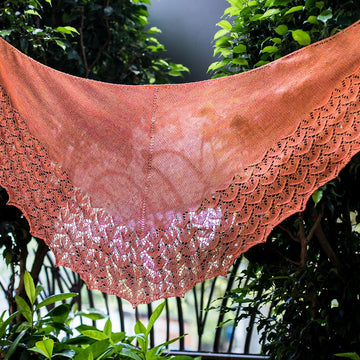 Living Coral Shawl