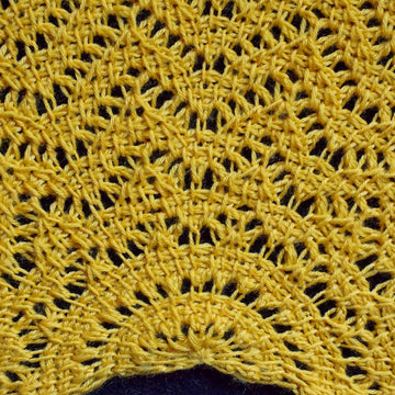 Sunny citrine shawl
