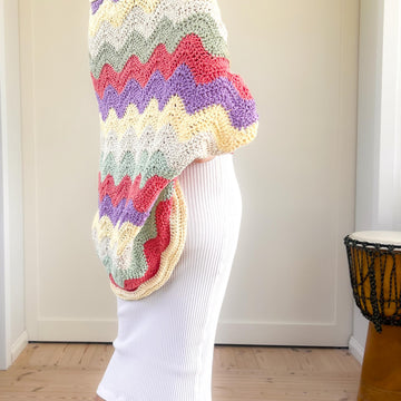 Rebel Chevron Poncho
