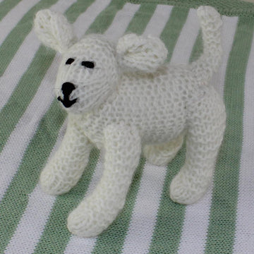 New Baby Matinee Coat, Booties Beanie and Toy Lamb