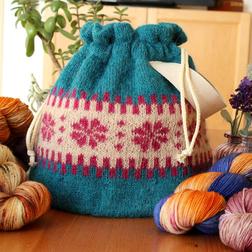 Manhattan Knitting Project Bag