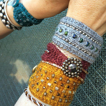 Beaded Buttoned Bracelets!