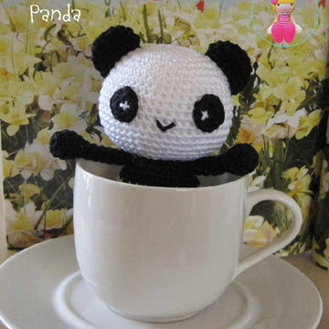 Little Panda Amigurumi Crochet Pattern