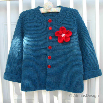 Children’s Cardigan with Embellishments