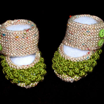 Sweet Berry Baby Booties