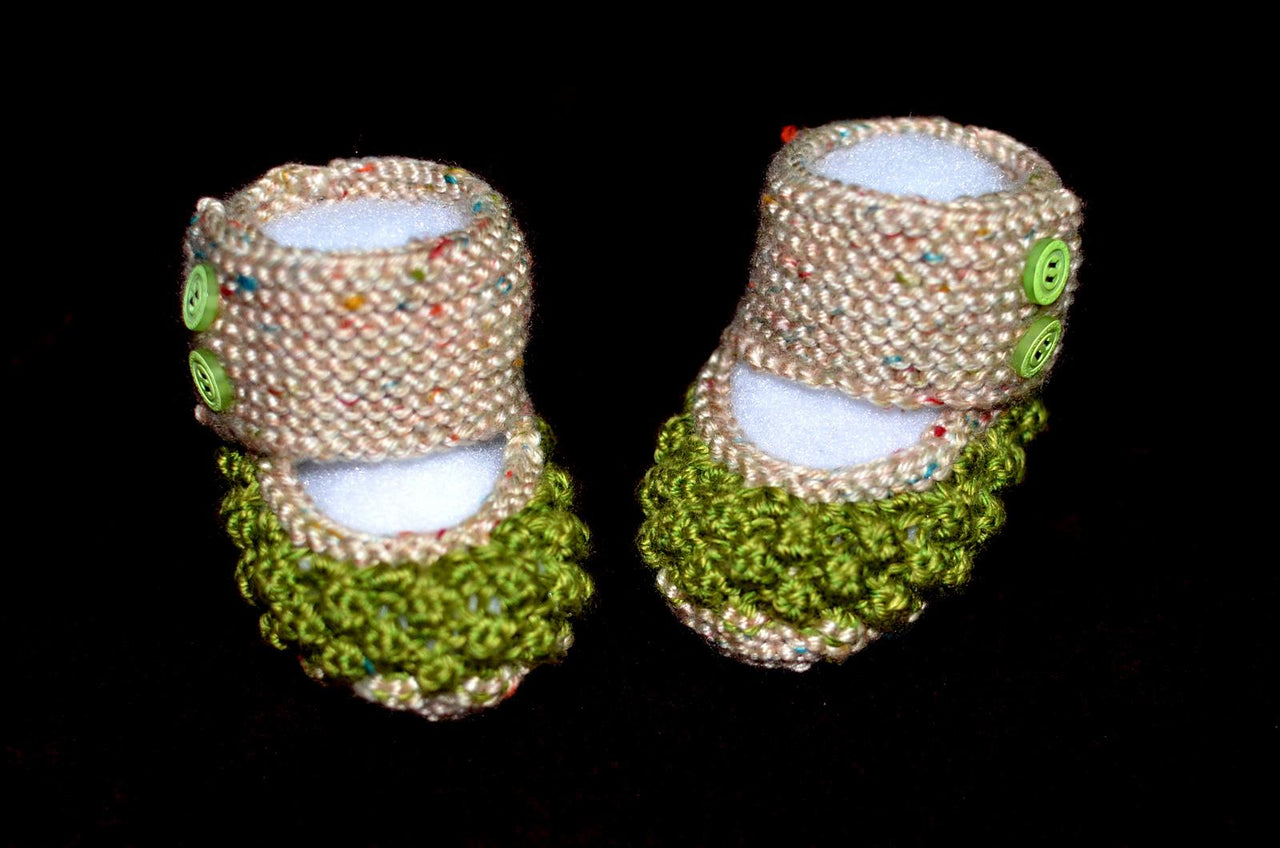 Sweet Berry Baby Booties