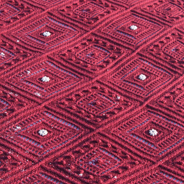 Cable and Lace Shawl and Afghan