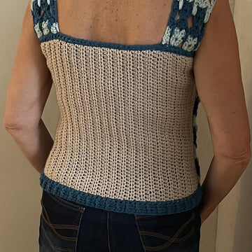 PURRRFECT CATSTITCH TOP