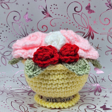 Everlasting Roses in a Pot