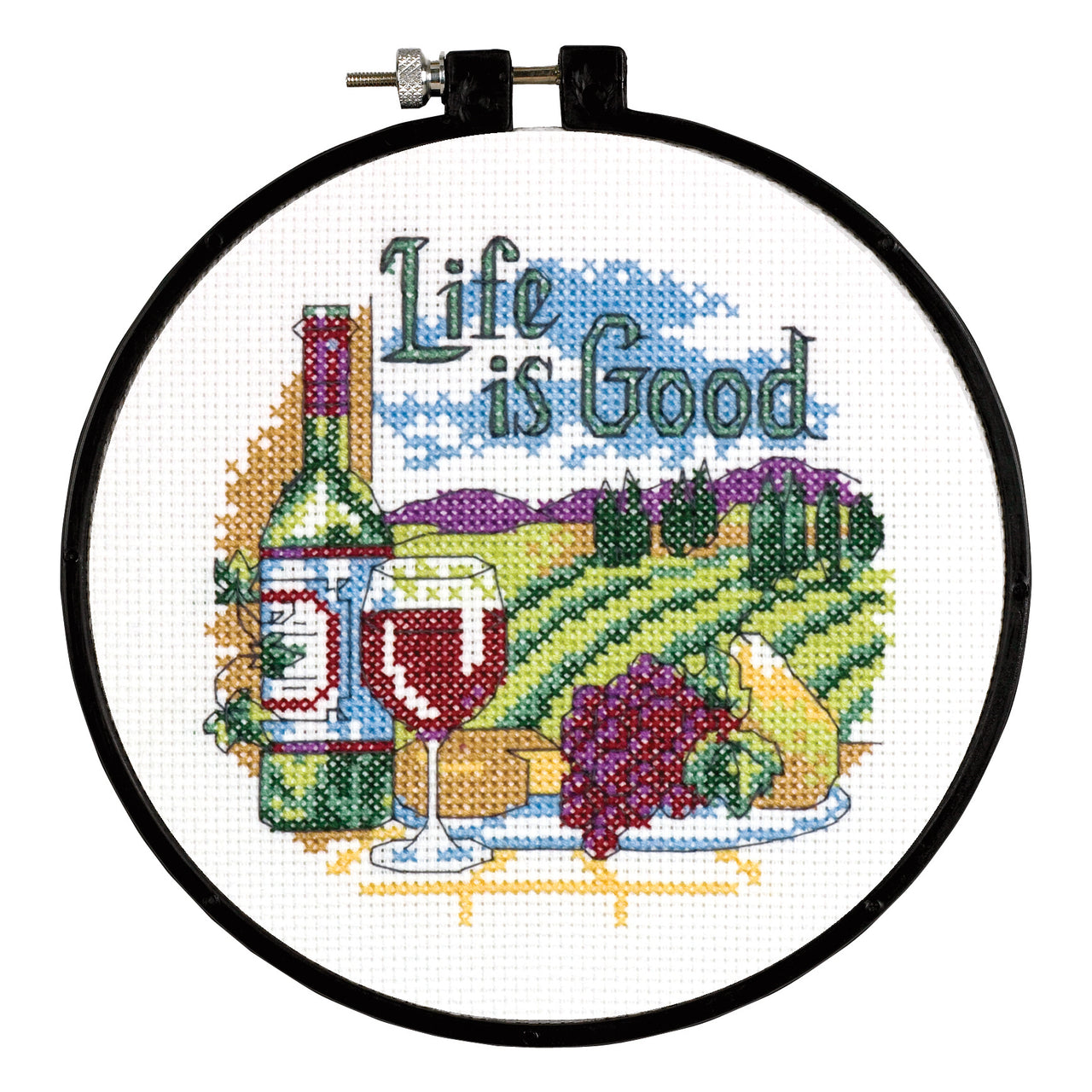 Dimensions Life is Good Learn-a-Craft Counted Cross Stitch Kit
