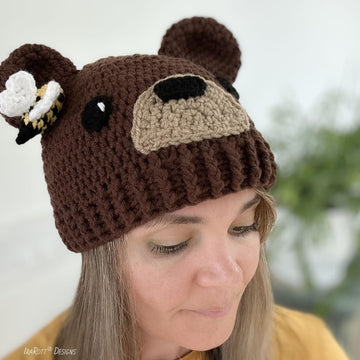 Bean The Bear With Bee Hat