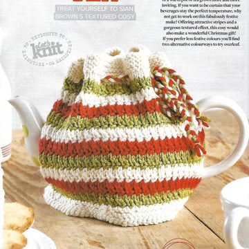 Textured Stripes Tea Cosy