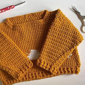 In the Clouds Baby Sweater