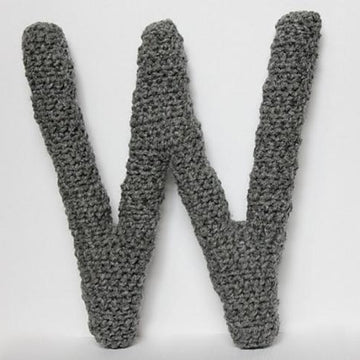 Capital W Alphabet Letter Pattern