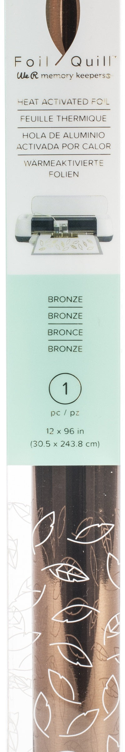 We R Memory Keepers Foil Quill Foil Roll 12"X96" - Bronze