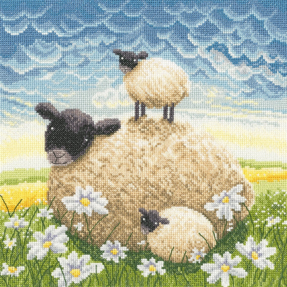 Bothy Threads Double Trouble Cross Stitch Kit - 26 x 26cm