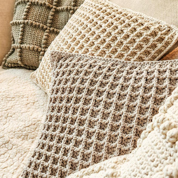 Checkered pillows